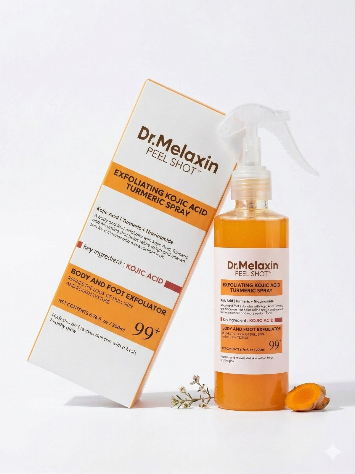 Dr. Melaxin Peel Shot Spray Exfoliante con Ácido Kójico y Cúrcuma 200 ml
