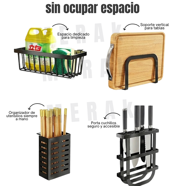 Escurridor de Platos sobre Lavaplatos de dos niveles + Accesorios 3