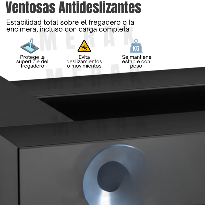 Escurridor de Platos sobre Lavaplatos de dos niveles + Accesorios 6