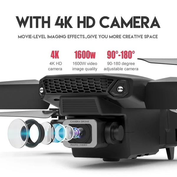 Drone Plegable con Cámara HD