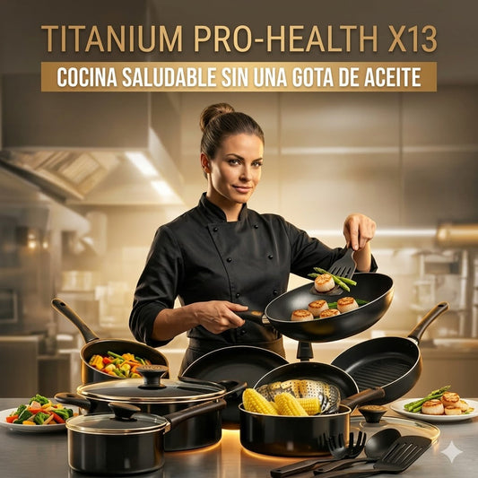 🔥70%OFF🔥SOLO HOY🔥Set Cocina Titanium ProHealth